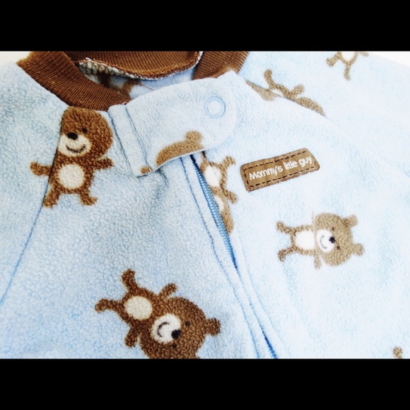 Mommy’s Little Guy Footie PJs - Picture 2 of 2